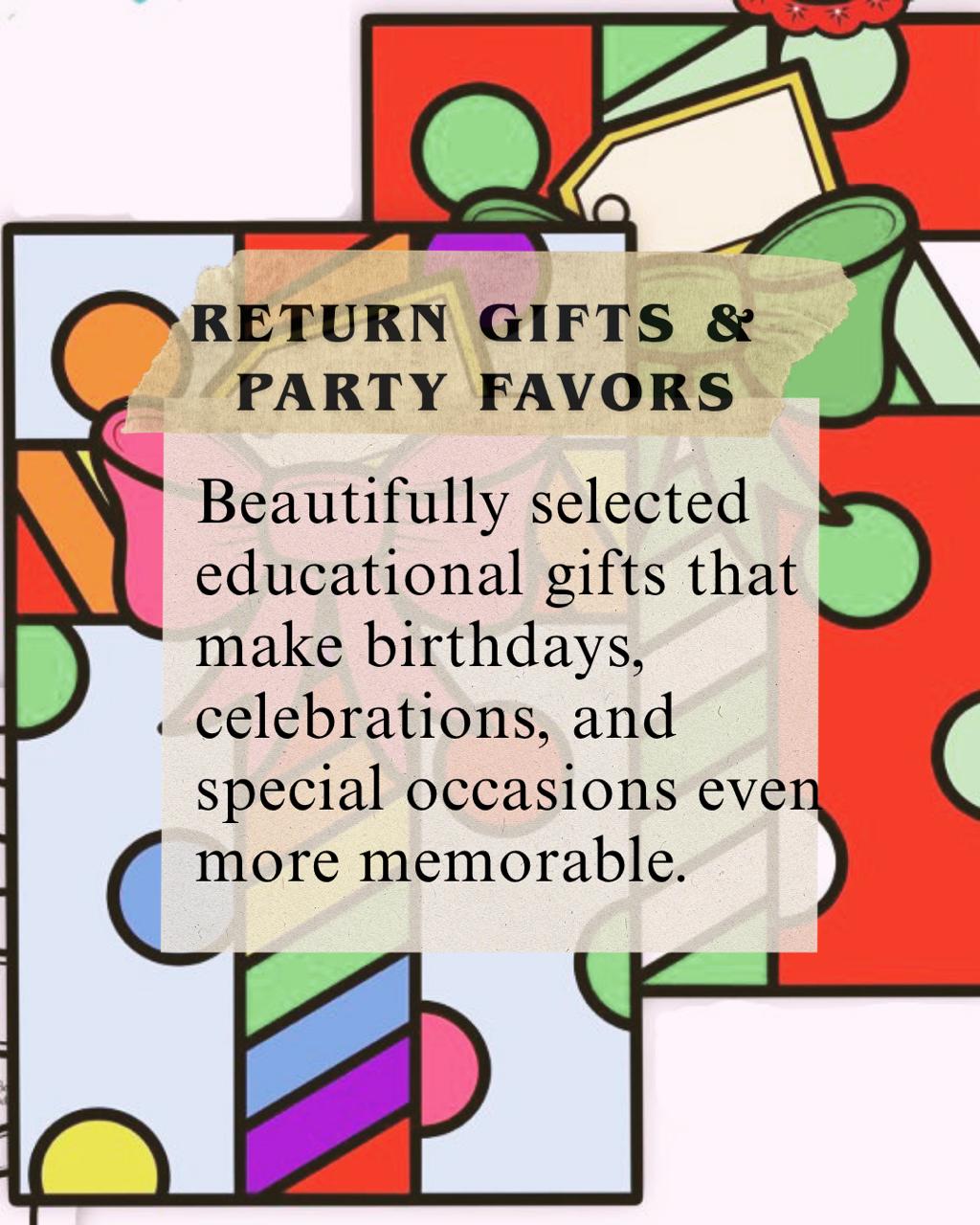 Return Gifts and Party Favors